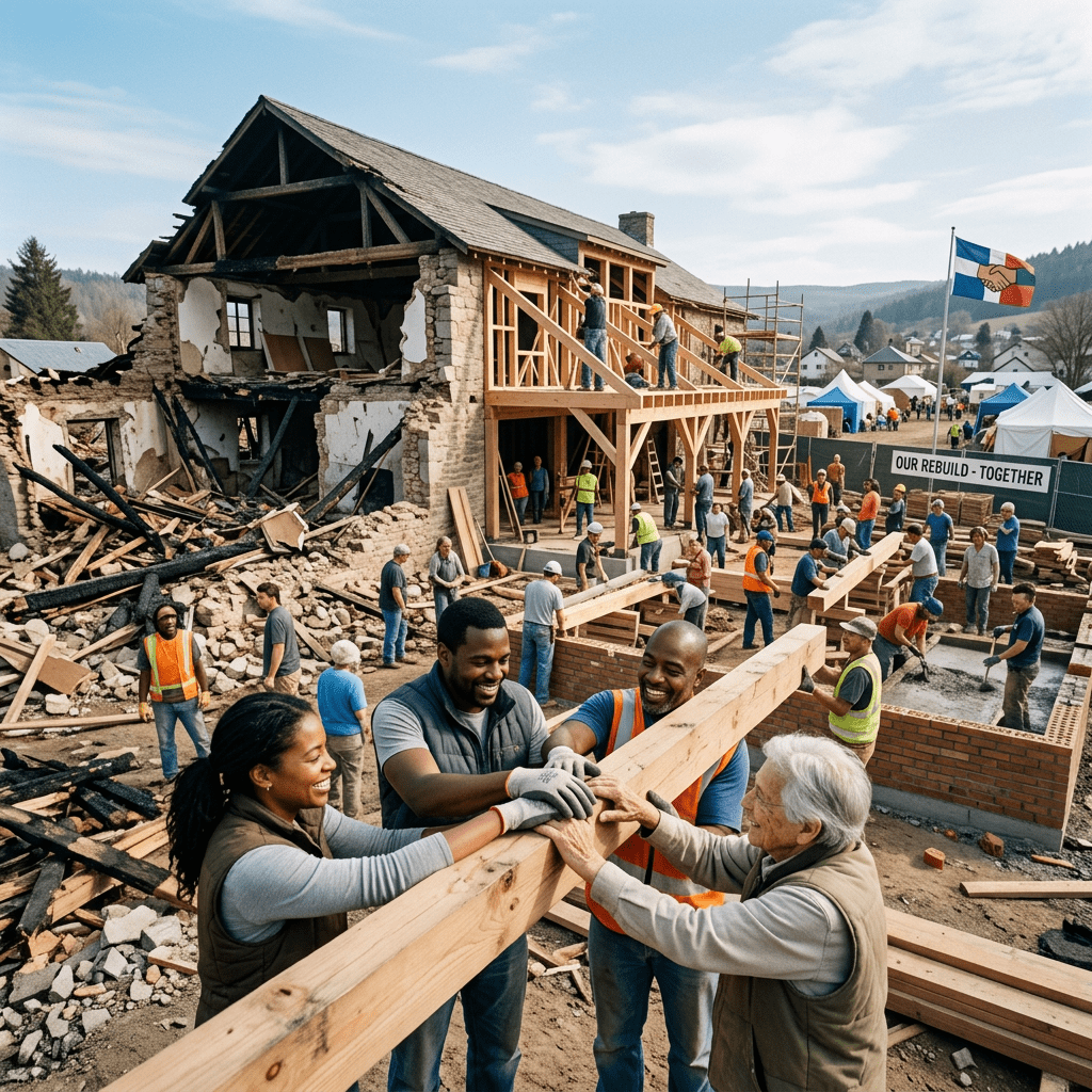 From collapse to shared rebuilding and trust