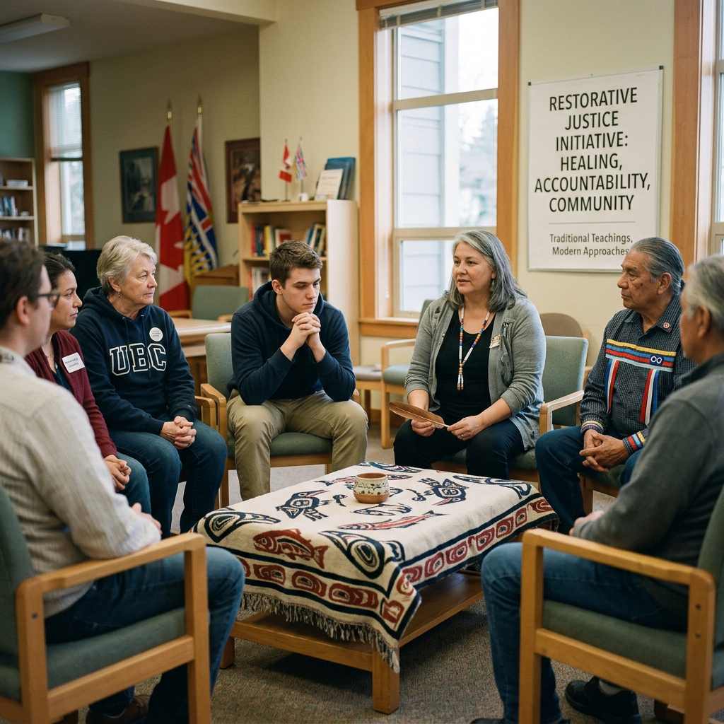 Canadian justice system, restorative justice themes