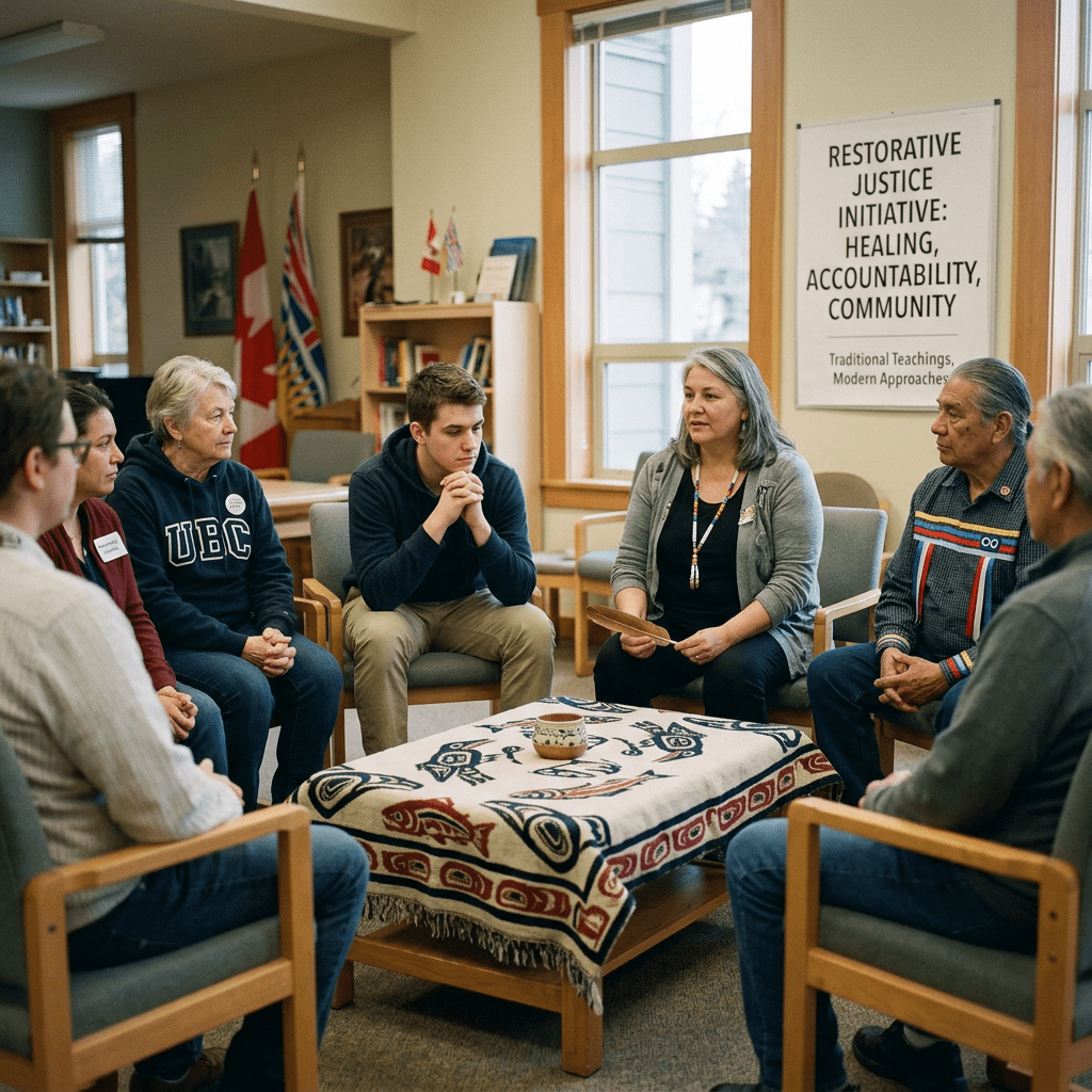 Canadian justice system, restorative justice themes